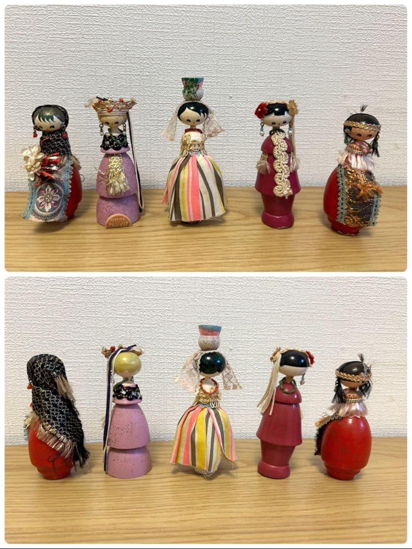 世界風俗こけし 千趣会 民族衣装 万博 ビンテージ 38体