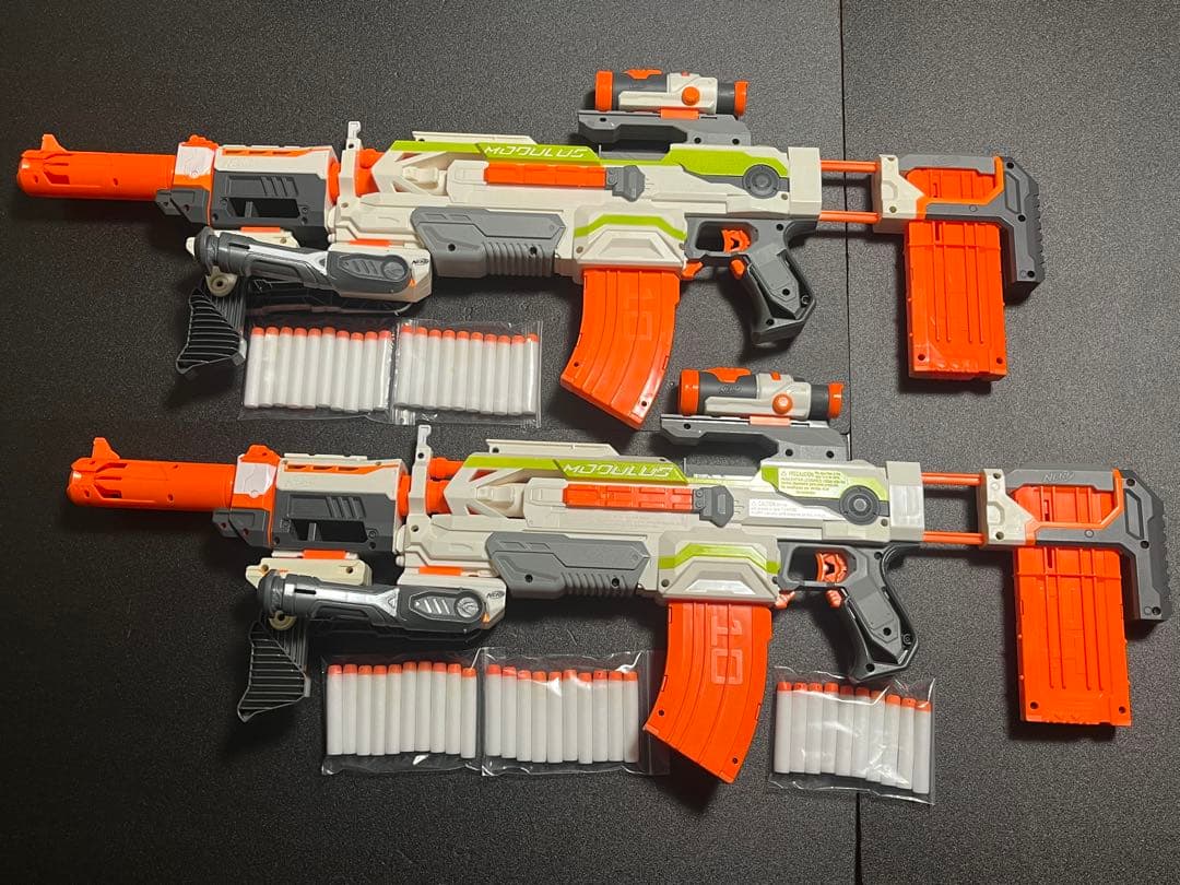 ナーフ モジュラス ECS-10 +追加パーツ 2個セット オレンジトリガー