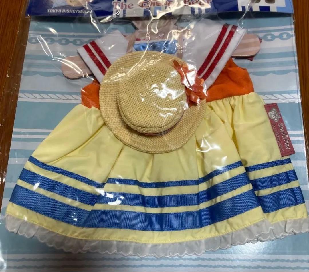 ダッフィー　シェリーメイ　ぬいぐるみコスチューム　夏・冬用4点セット