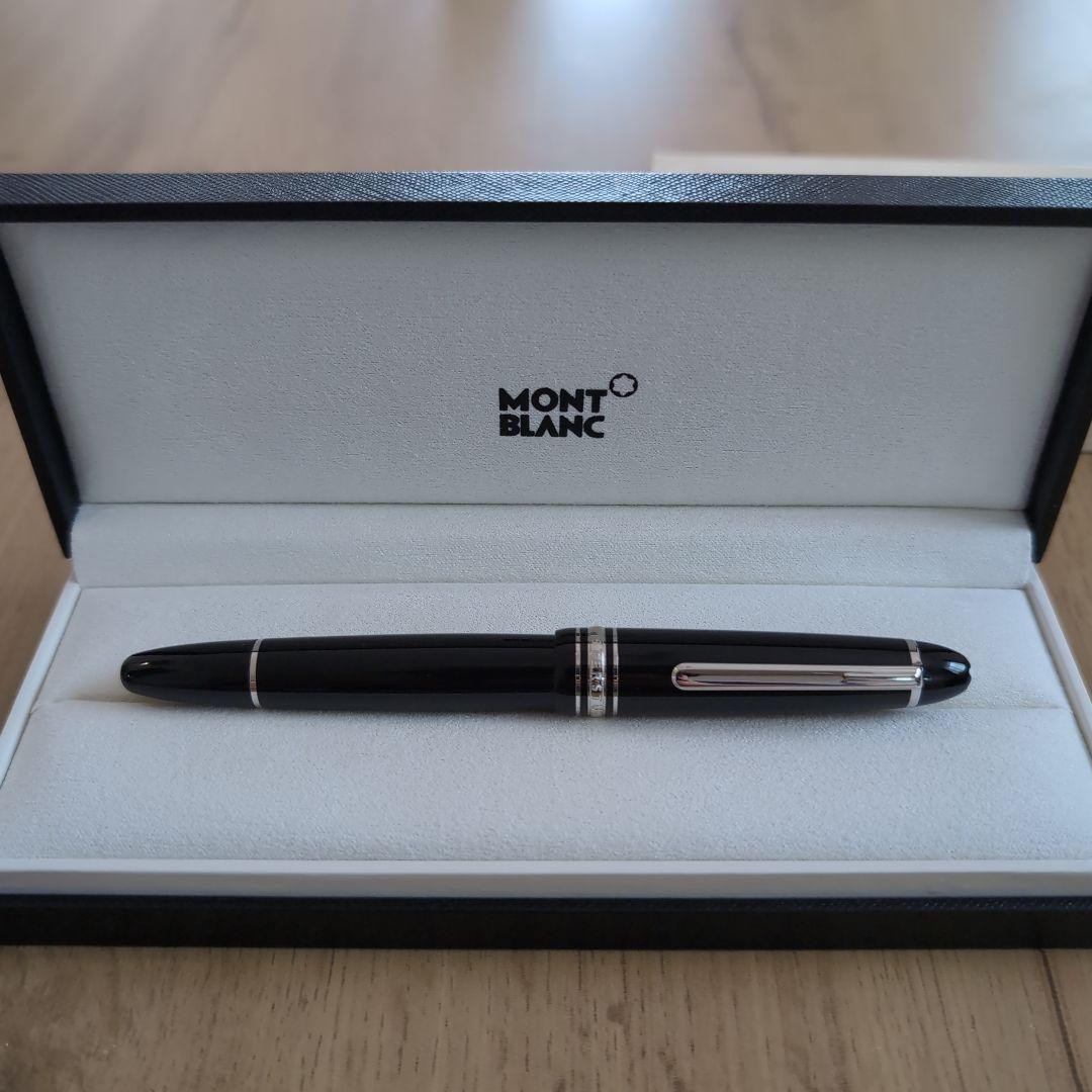 モンブラン マイスターシュテュック P146 万年筆 M 中字 プラチナライン