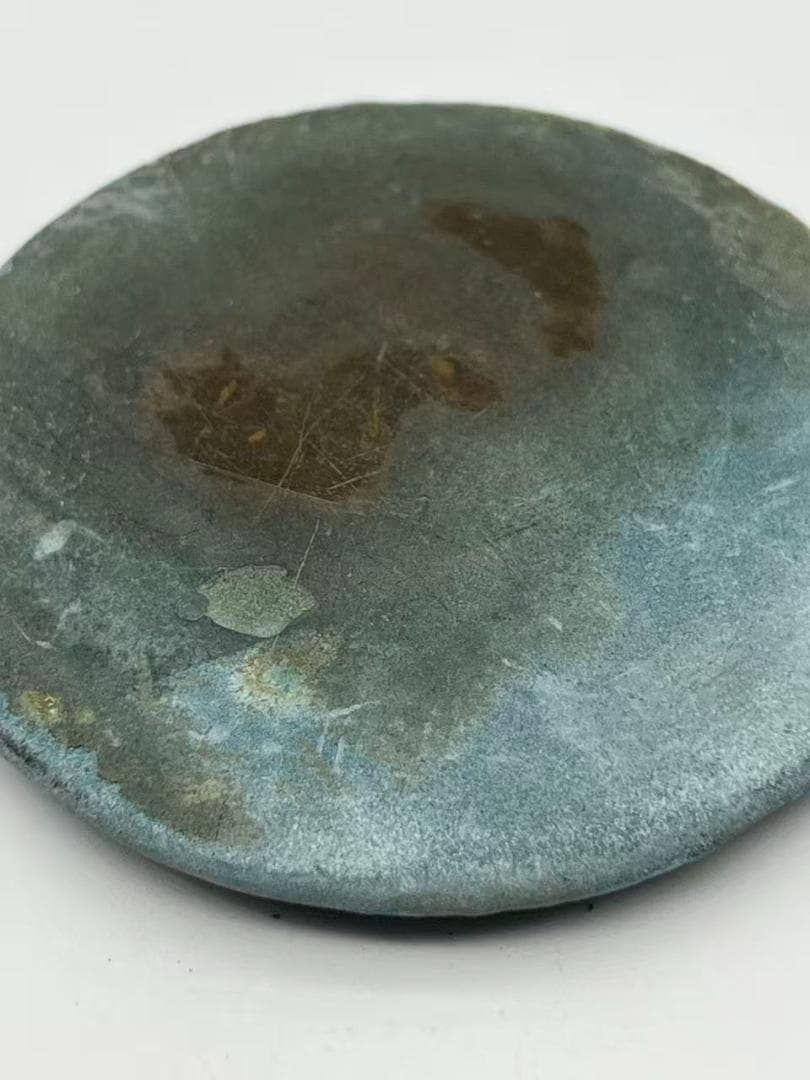 漢時代　東漢前から中期　漢鏡　乳釘紋付き単圈神獣紋幾何学紋様銅鏡（E-99⑦）