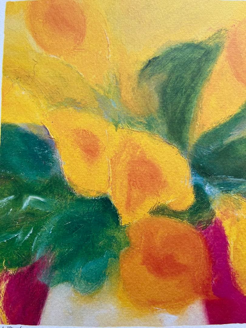 額入り版画　ジニー・キム　エディション番号、サイン有り　新品額