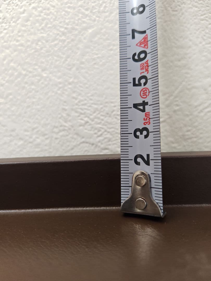 陶器製楕円形盆栽鉢 ブラウン 約45cm ×29cm×3.5cm薄型　落款　積徳