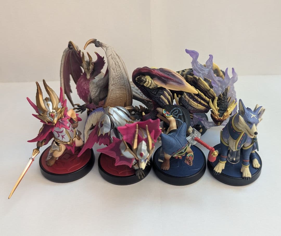 モンスターハンターライズ サンブレイク amiibo 6体+ジオラマセット
