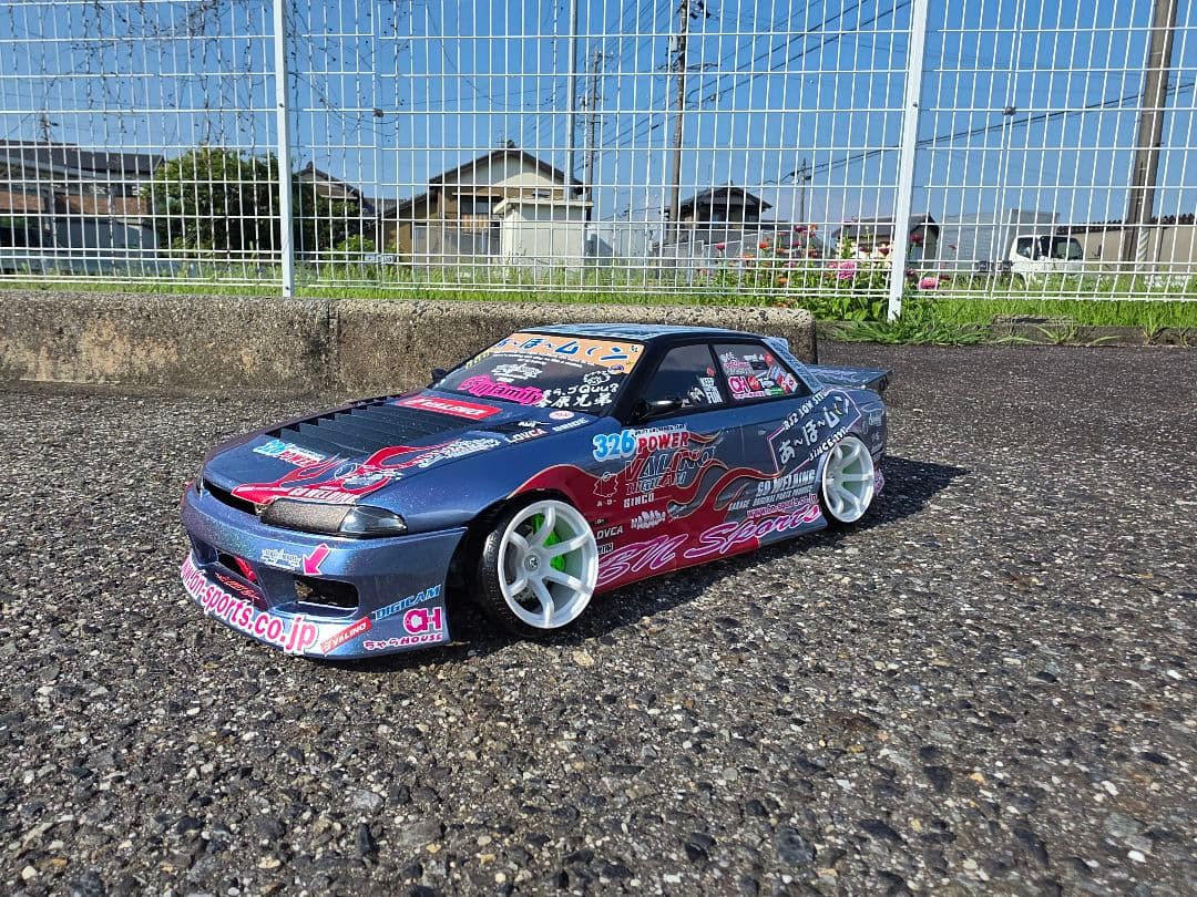 《最終》パンドラＲＣ　Ｒ３２スカイライン４ｄｒ　製作済ラジコンボディ