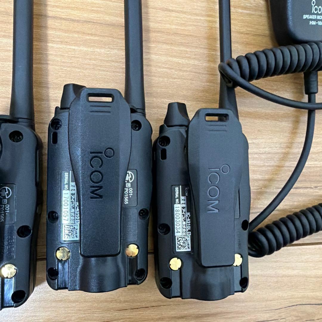 ICOM IC-4310 3台+IC-4310L 1台トランシーバー4台セット
