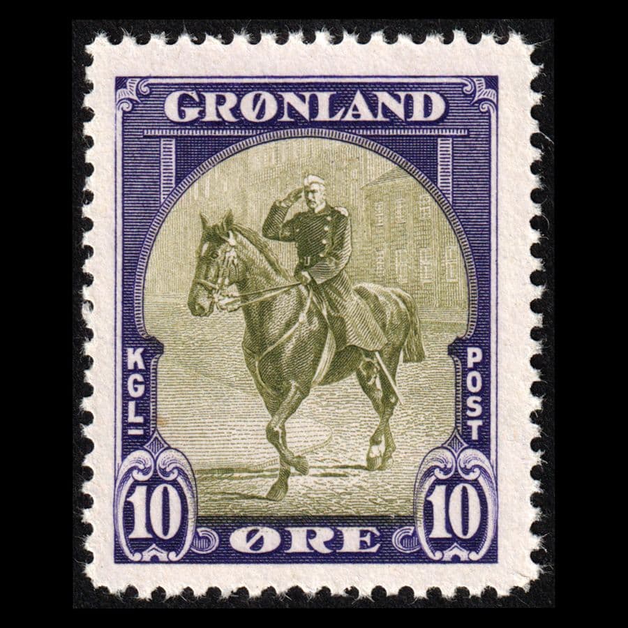 普通切手（グリーンランド 1945年）