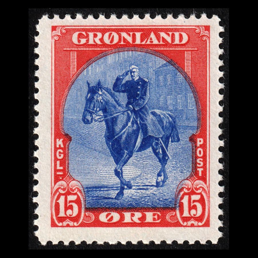 普通切手（グリーンランド 1945年）