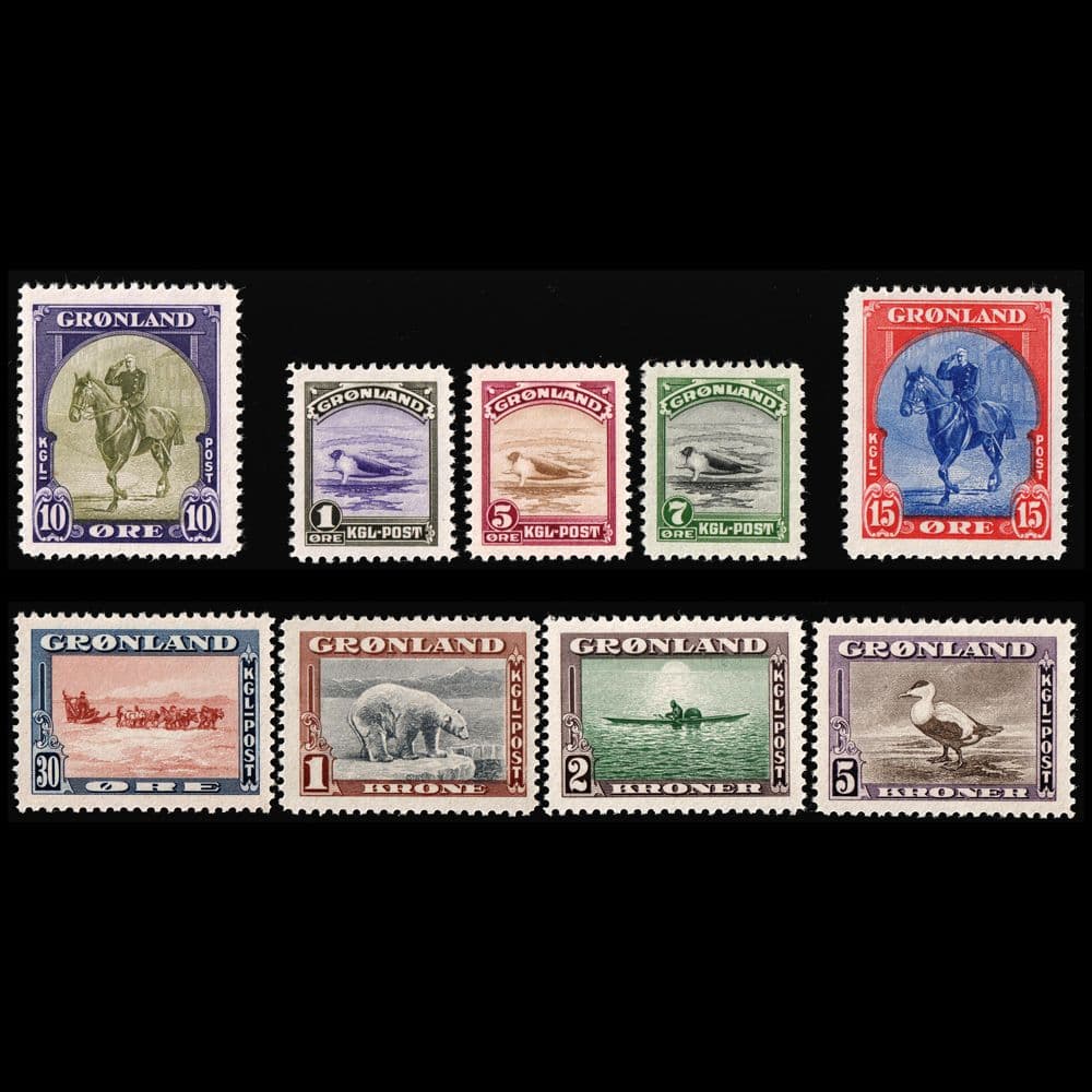 普通切手（グリーンランド 1945年）