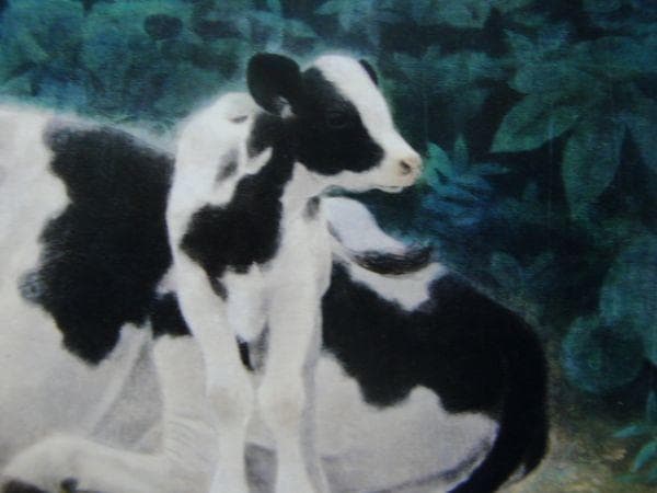 村田 林藏 【緑雨】 希少画集画、状態良好、新品高級額装付