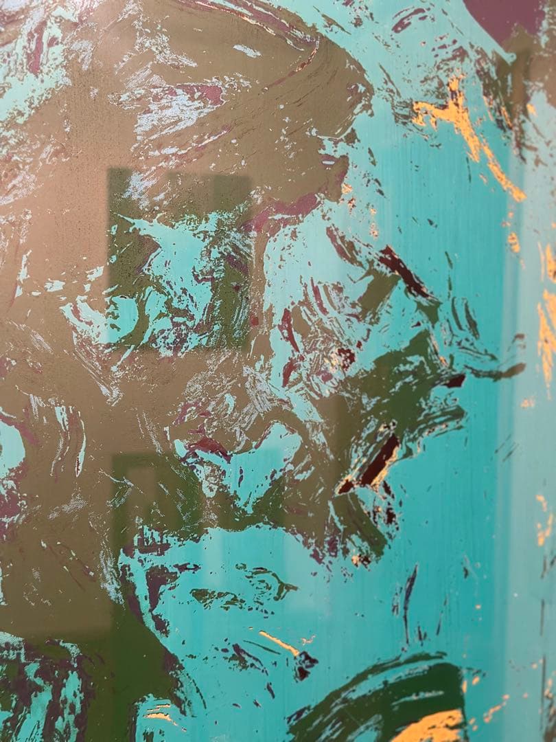 真作　希少　井田幸昌　Yukimasa Ida Miko 緑 版画