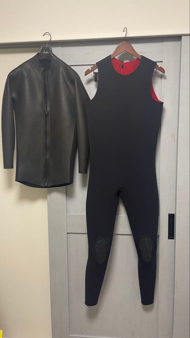 ウェットスーツタッパーロングジョン裏起毛セミドライセパレート2点セット新品未使用