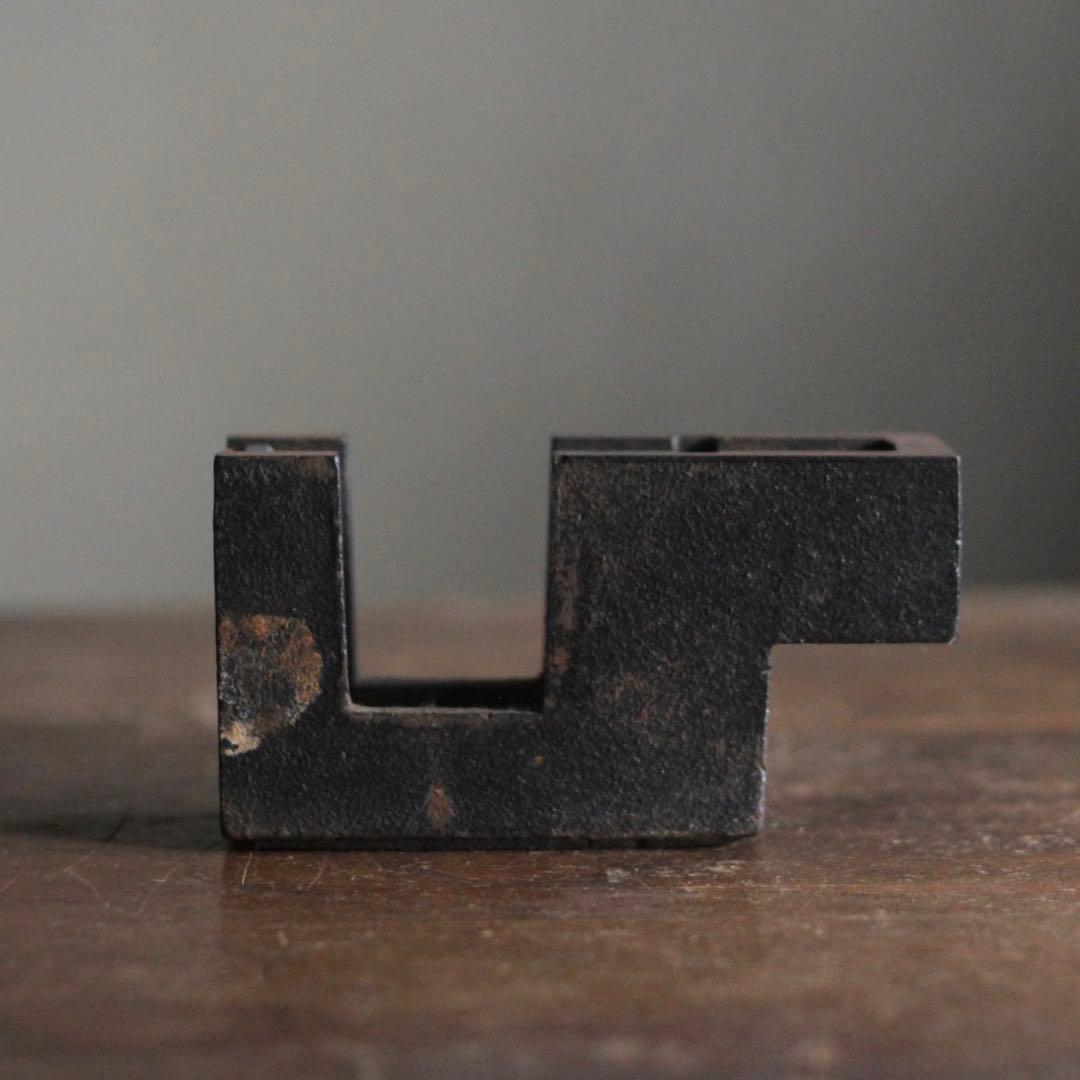 ニチバン 鉄製 テープカッター 昭和レトロ 古道具 アンティーク オブジェ