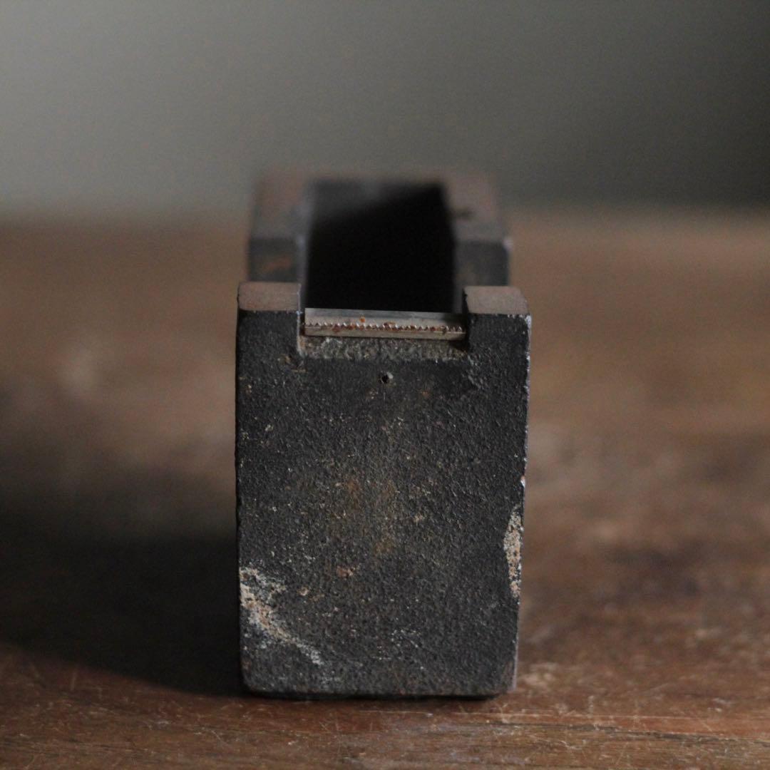 ニチバン 鉄製 テープカッター 昭和レトロ 古道具 アンティーク オブジェ