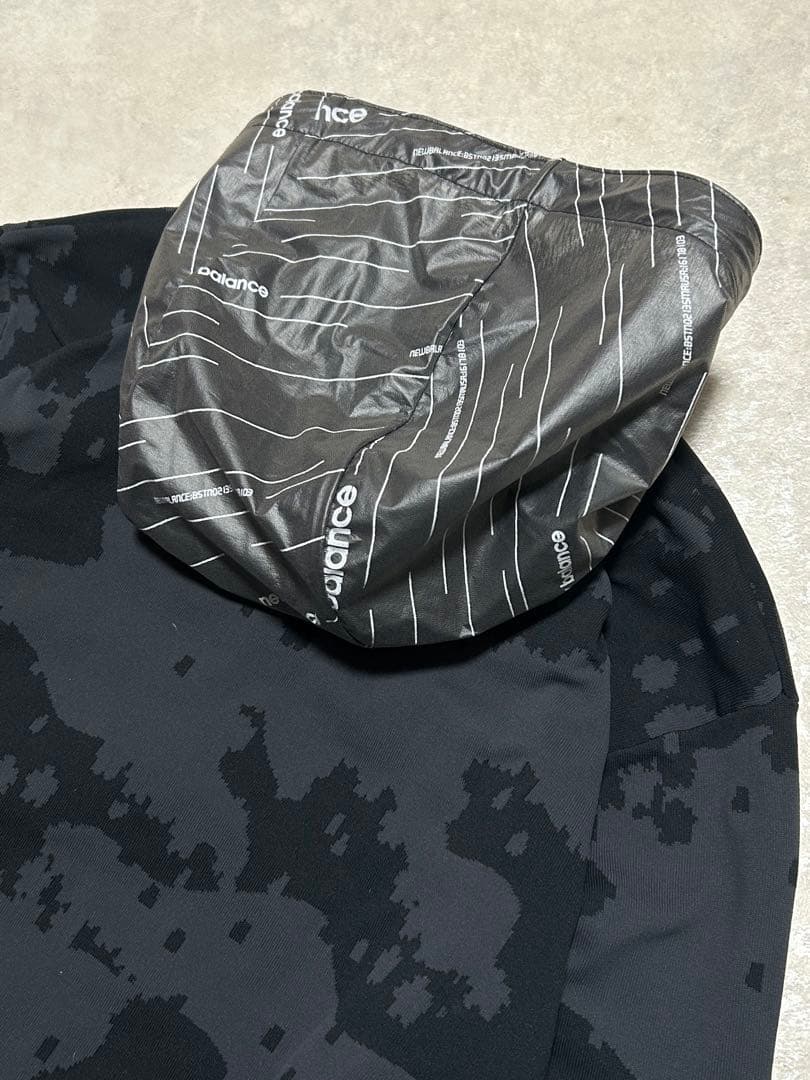 未使用級 ニューバランスゴルフ カモフラ柄 ストレッチ ニット サイズ6