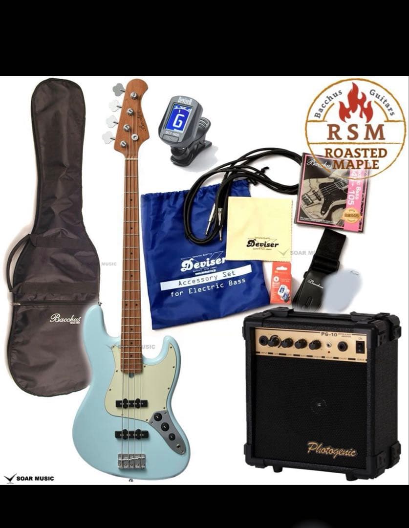 バッカス ユニバースシリーズBJB-1-RSM/M 本体アンプ等