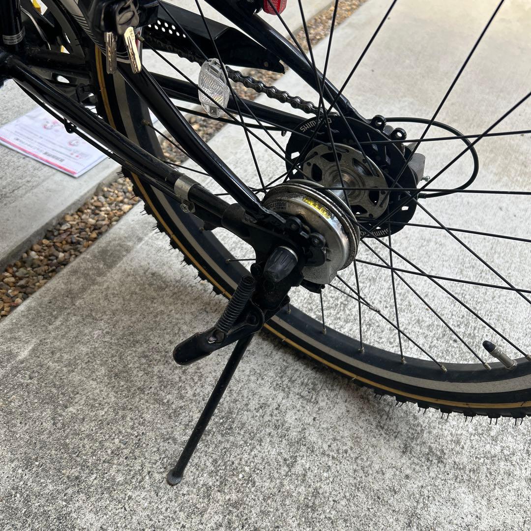 ブリヂストン クロスファイヤージュニア 22インチ シルバー&ブラック 自転車