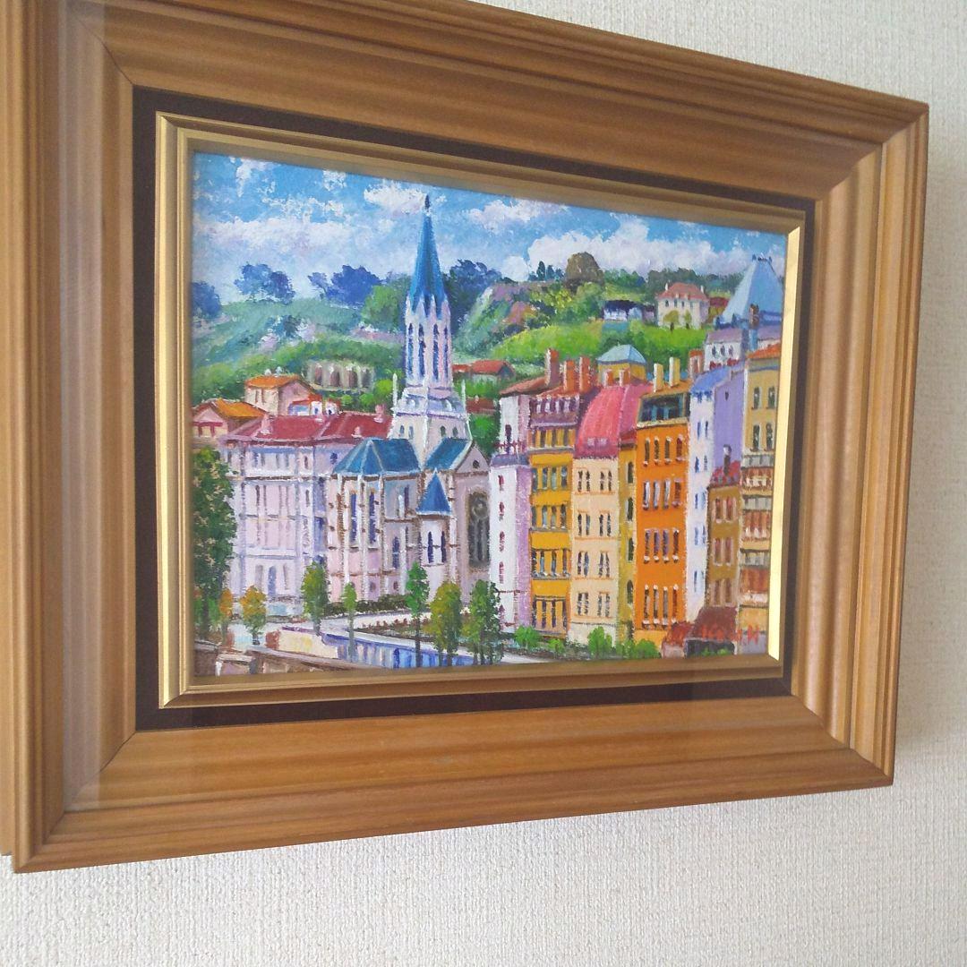 半澤国雄 パリの街 F4号