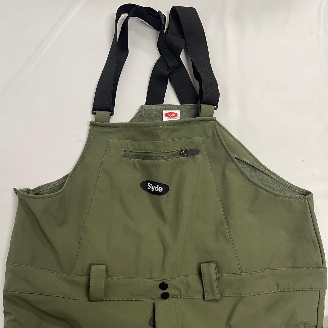 Slyde スノーボードウェア ビブパンツ LL カーキ 22SNSLY004