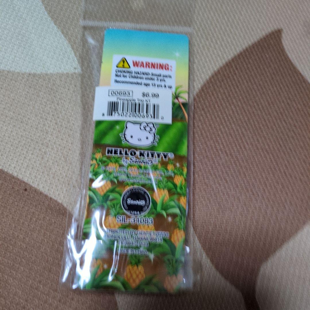 御当地ハローキティ ハワイ ストラップ ハワイ　パイナップル
