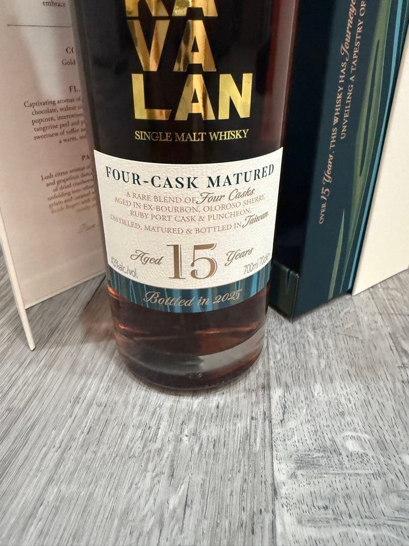 ト*ロ様 カバラン 初の15年年数熟成 日本未発売 数量限定 2025 KAVA