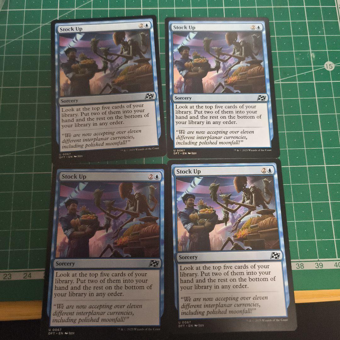 MTG 食糧補充/Stock Up 英語 4枚セット