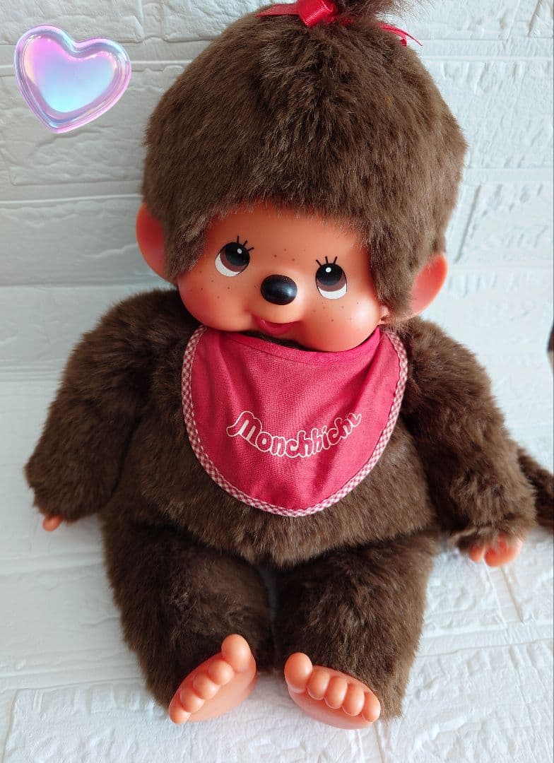 ❤【希少レア❤昭和当時物】❤ モンチッチ Lサイズ 女の子