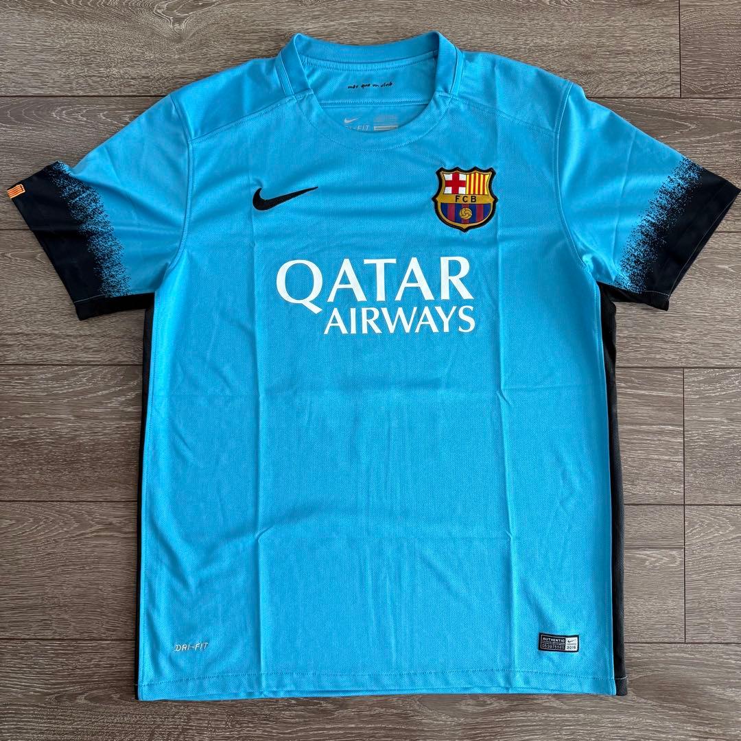 正規品 FCバルセロナ 15/16 ユニフォーム アウェイ レプリカ メッシ L