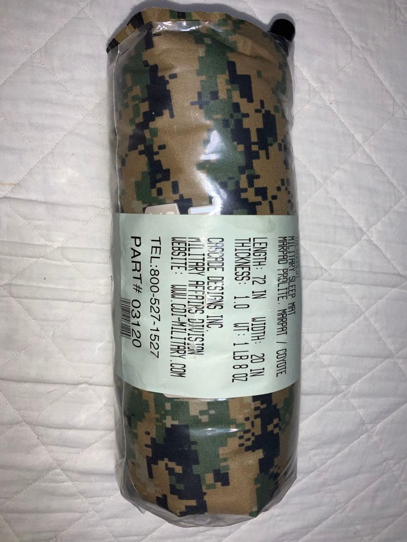 THERMREST MILITARY SLEEPMAT W/L MARPAT新品
