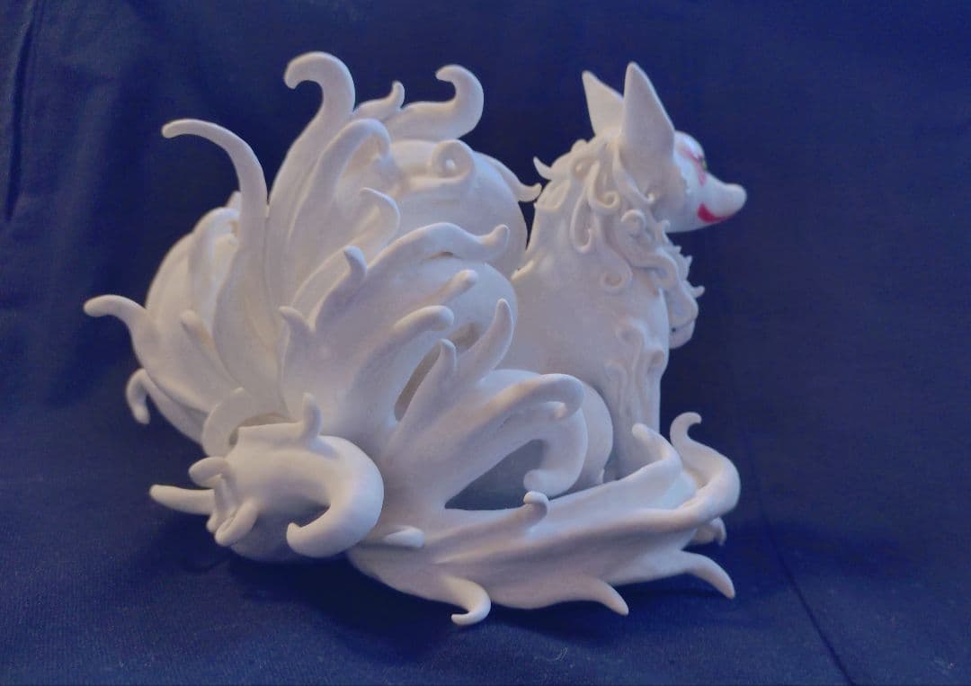 【九尾の狐】一点物 フィギュア 仏像