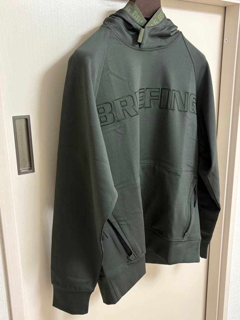 J*N様 未使用)ブリーフィング ゴルフ メンズ パーカー サイズM オリーブ