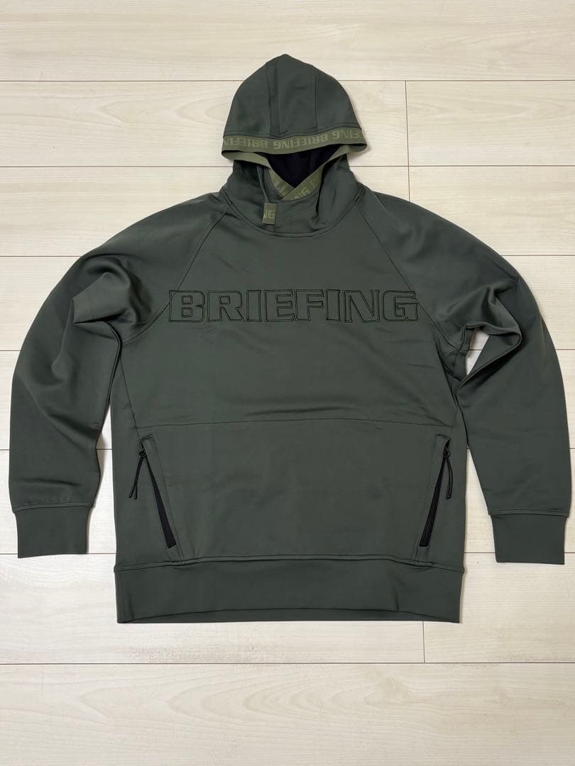 J*N様 未使用)ブリーフィング ゴルフ メンズ パーカー サイズM オリーブ