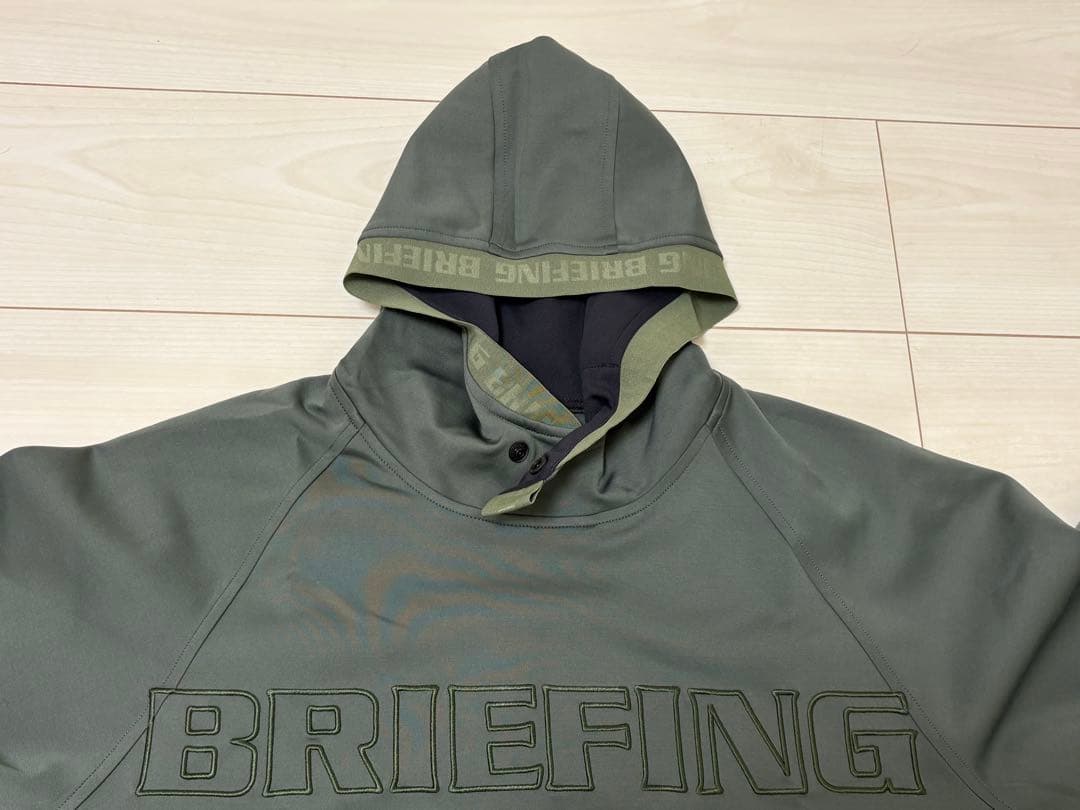 J*N様 未使用)ブリーフィング ゴルフ メンズ パーカー サイズM オリーブ