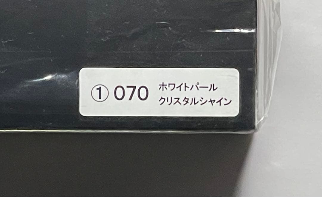 トヨタ ランドクルーザー プラド　色見本 カラーサンプルミニカー ホワイトパール