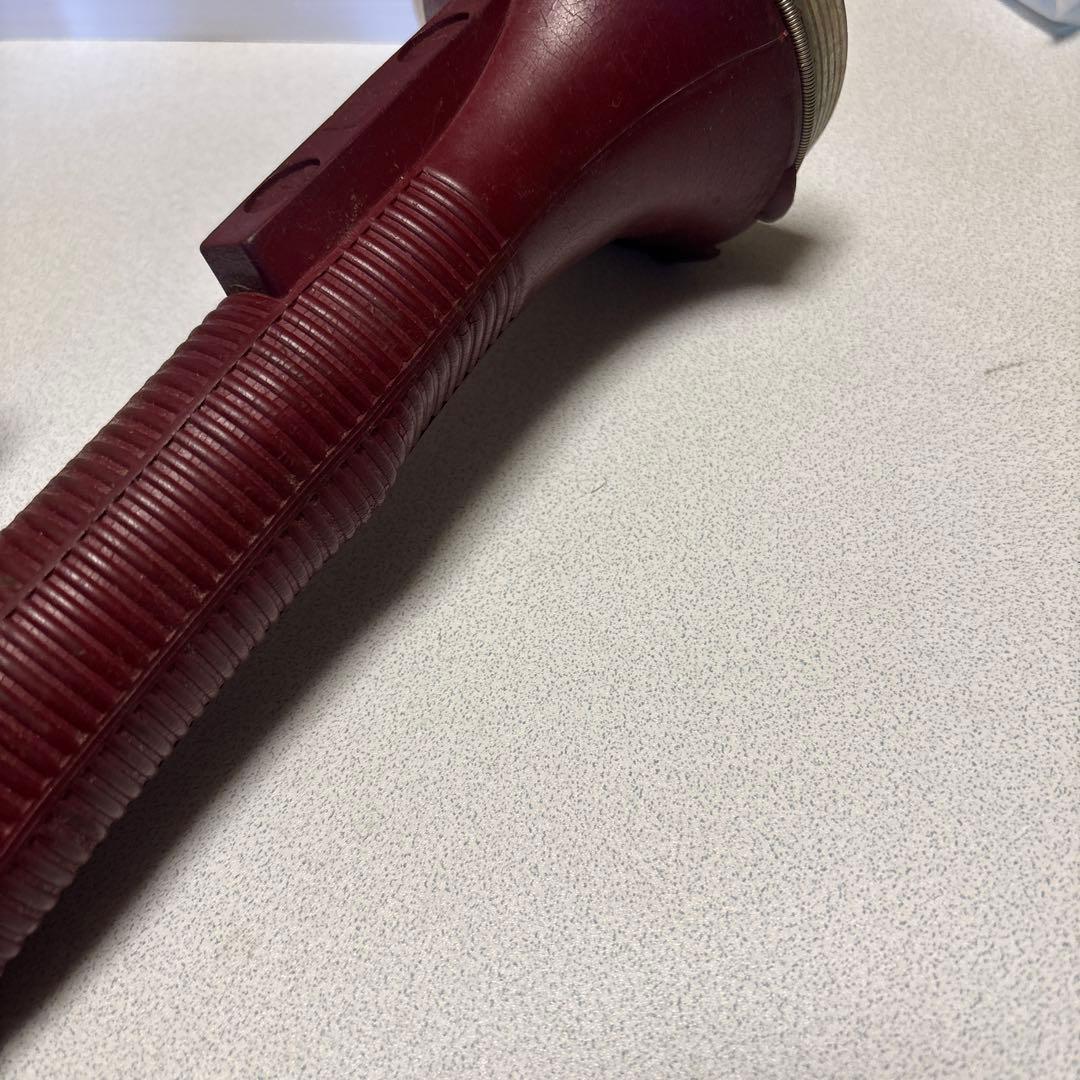 【昭和レトロ】National ナショナル 懐中電灯 赤【動作未確認・ジャンク】