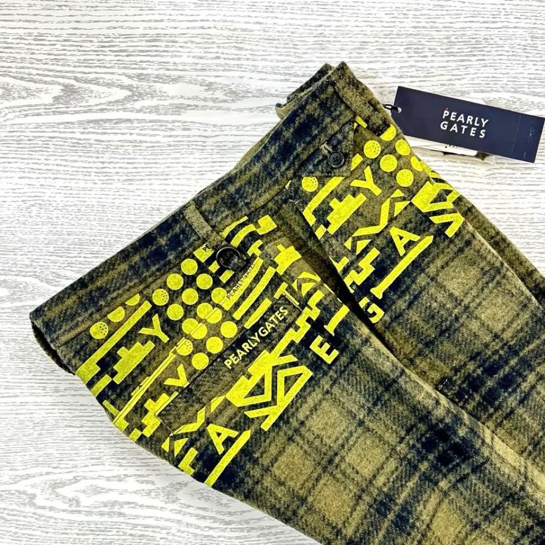 PEARLY GATES パーリーゲイツ　起毛保温　ジャガードパンツ