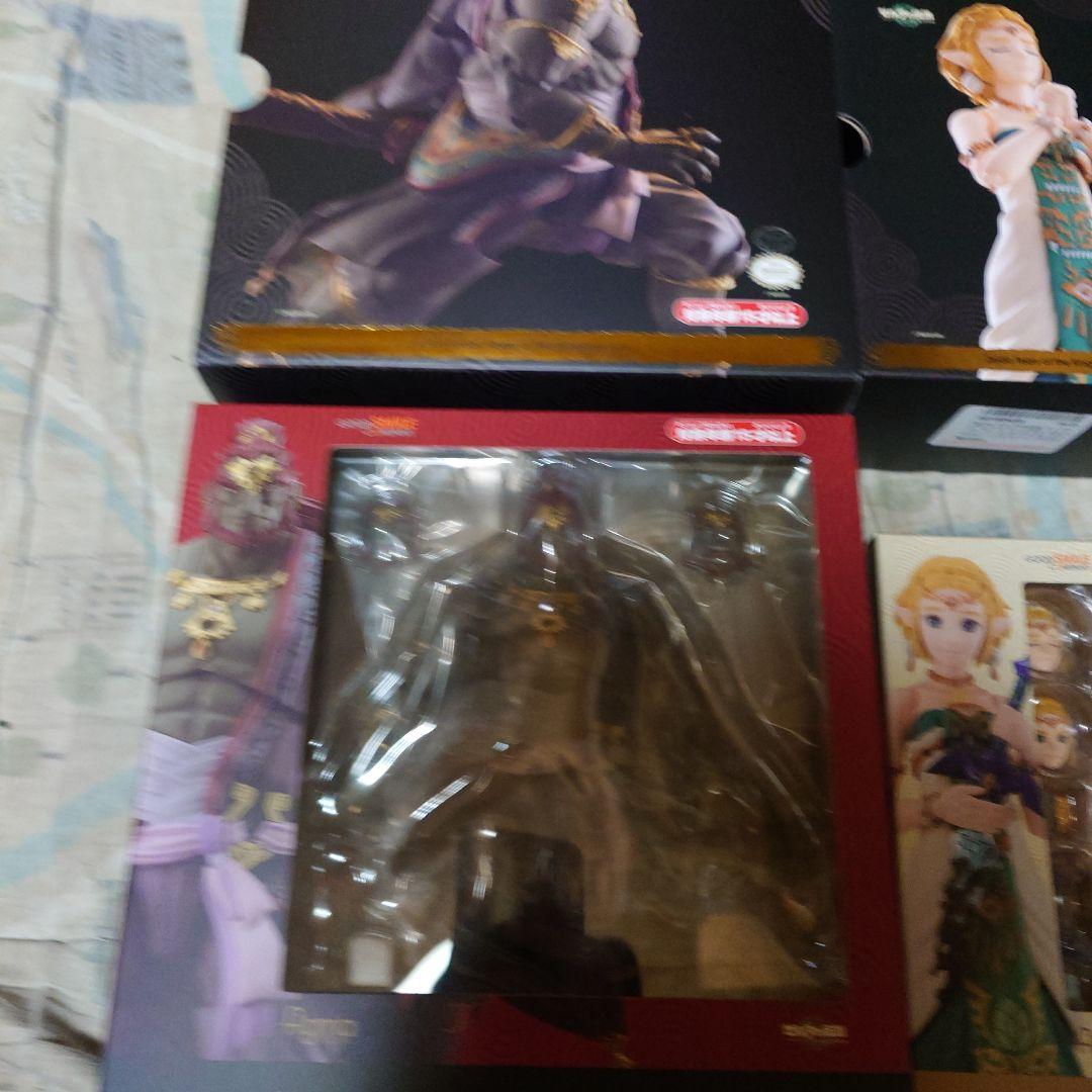 figmaゼルダの伝説ティアーズオブザキングダムフィギュア　フィギュアケース3つ