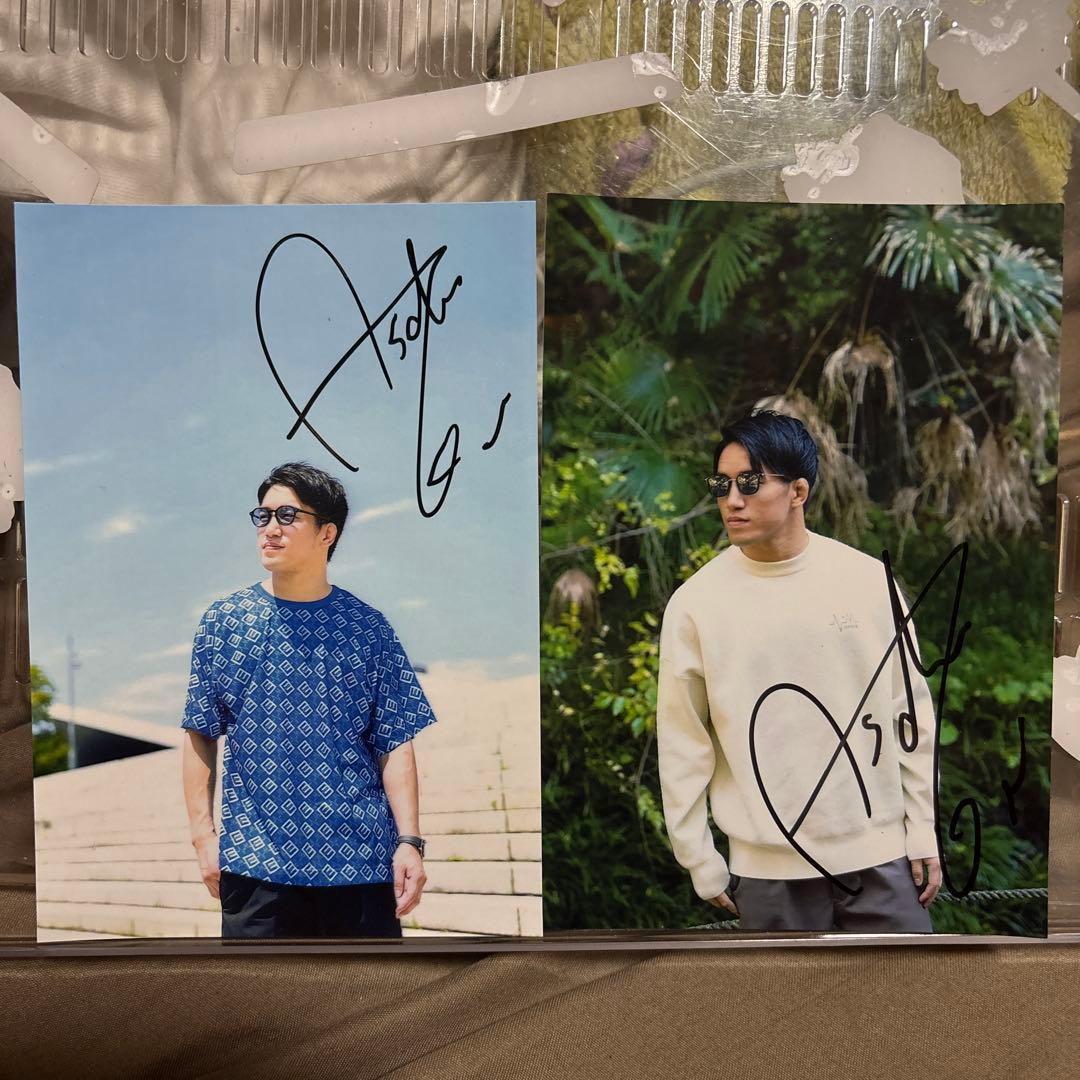 朝倉海直筆サイン入りブロマイド