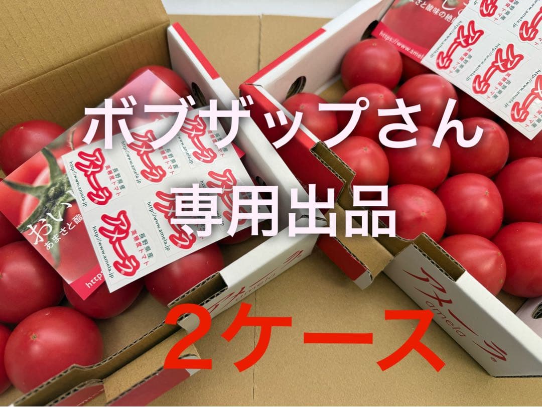 ボブザップさん専用 アメーラトマト 4ケース