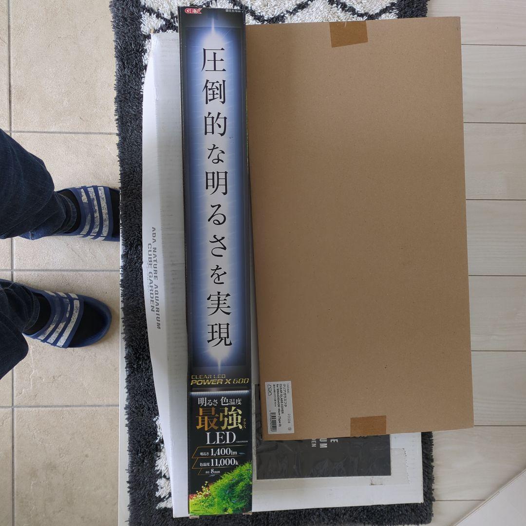 直接取り引き　引退　アクアリウム　ada 60センチ　キューブ　水槽　セット