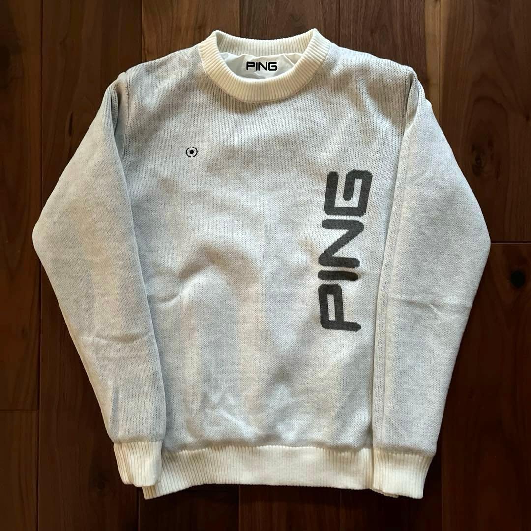 PING GOLF BIGロゴ リバーシブル スニードジャック ホワイト