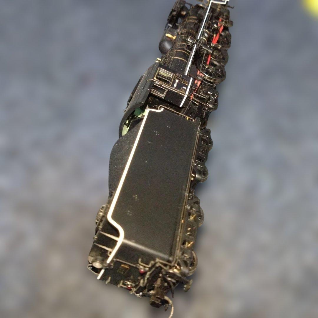 HOゲージ　天賞堂　C57 1　蒸気機関車　展示ケース付き　中古品　やまぐち号