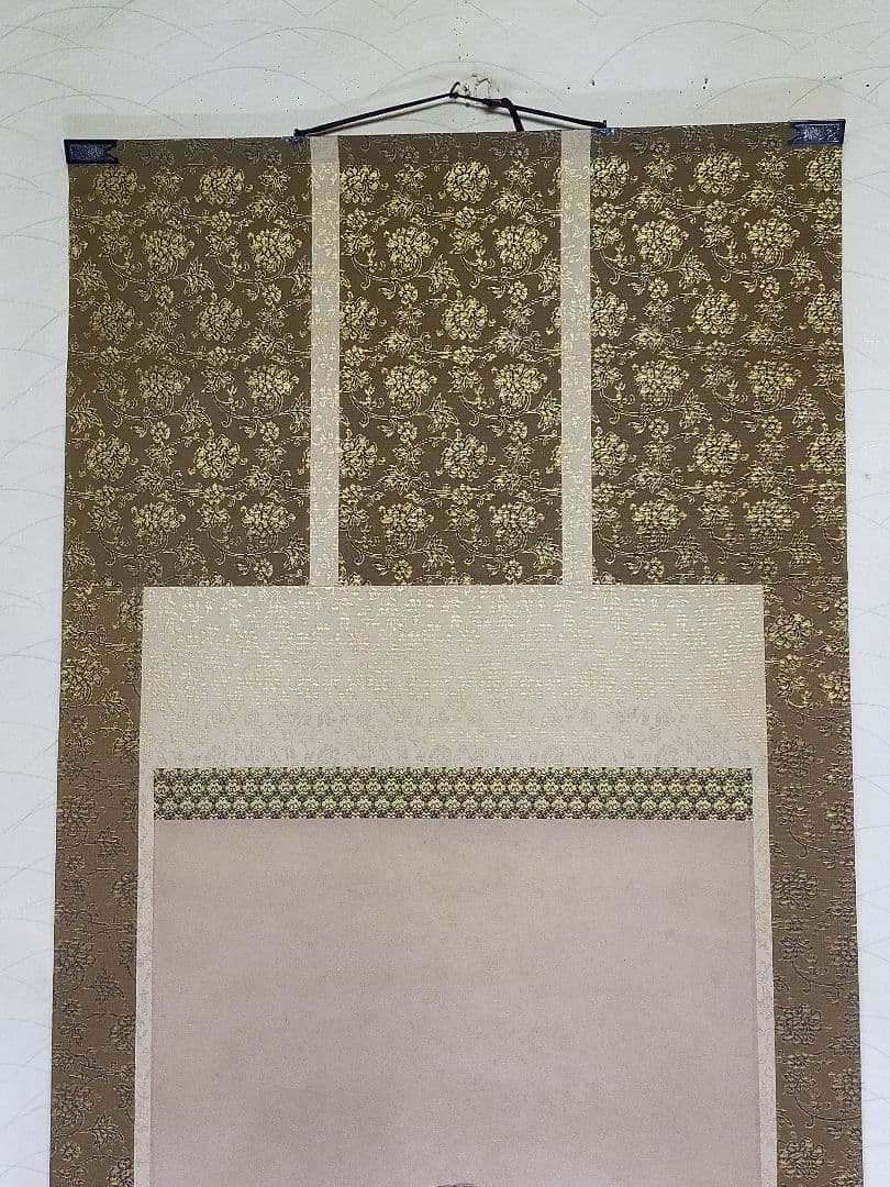 ♥掛軸　工芸　徳山 禅師（徳山 宣鑑）　共箱付き　掛け軸　骨董品