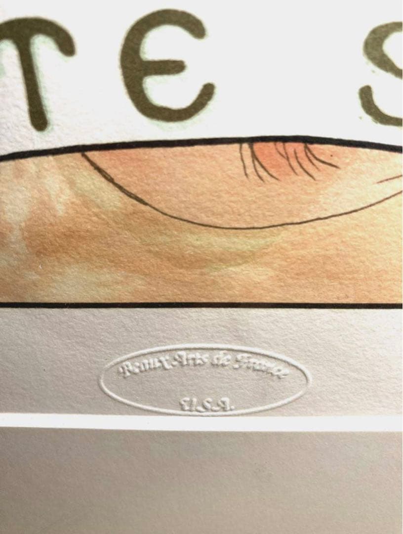 coinです　真作絵画　アルフォンス・ミュシャ　リトグラフ　USA正規品