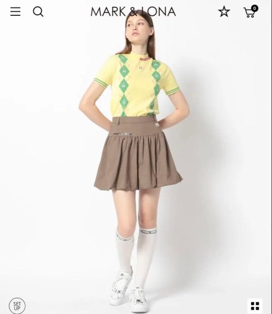 最新　MARK&LONAバルーンスカートMサイズ