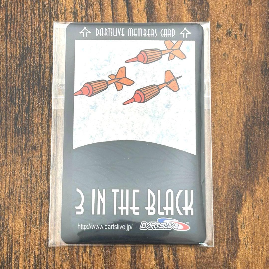 ダーツライブ　初期カード　花札 アワード　スリーインザブラック　激レア　入手困難