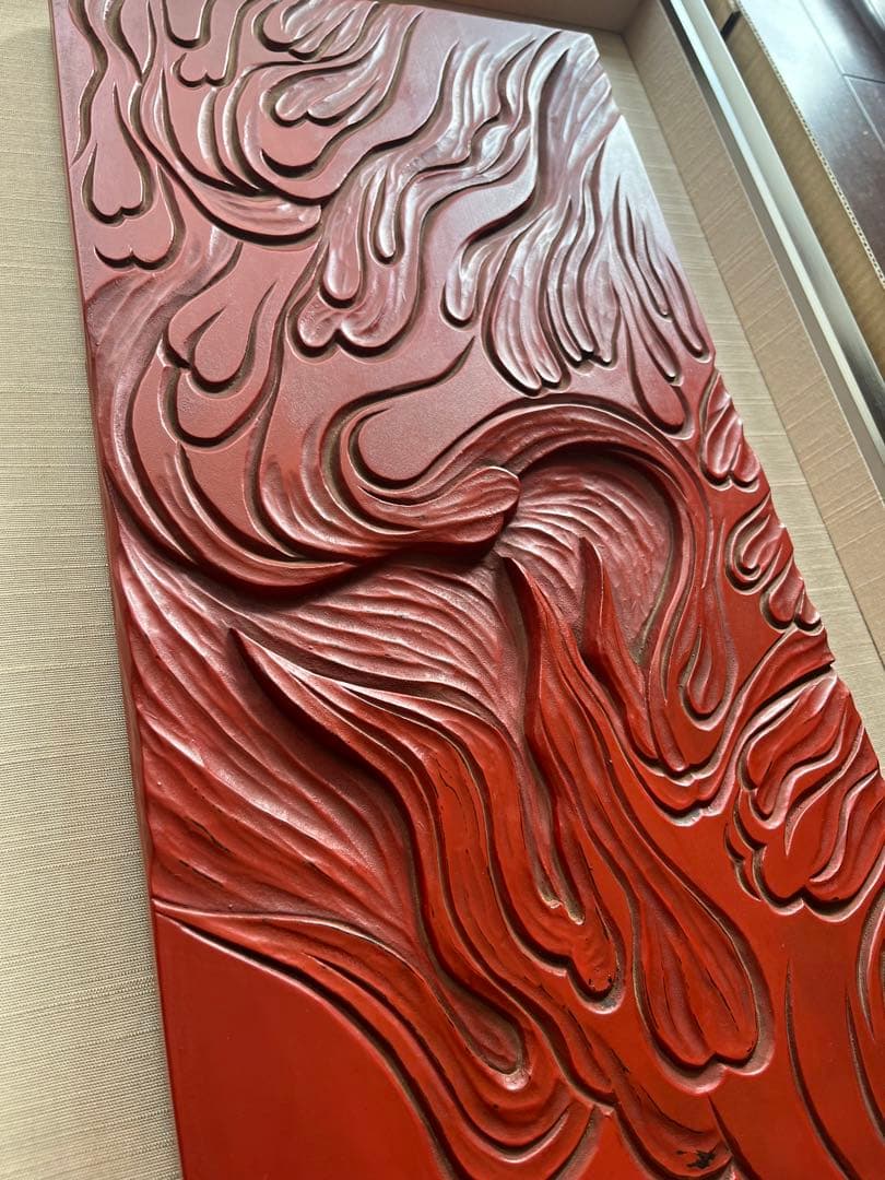 永田秋岳真作 鎌倉彫 1点物