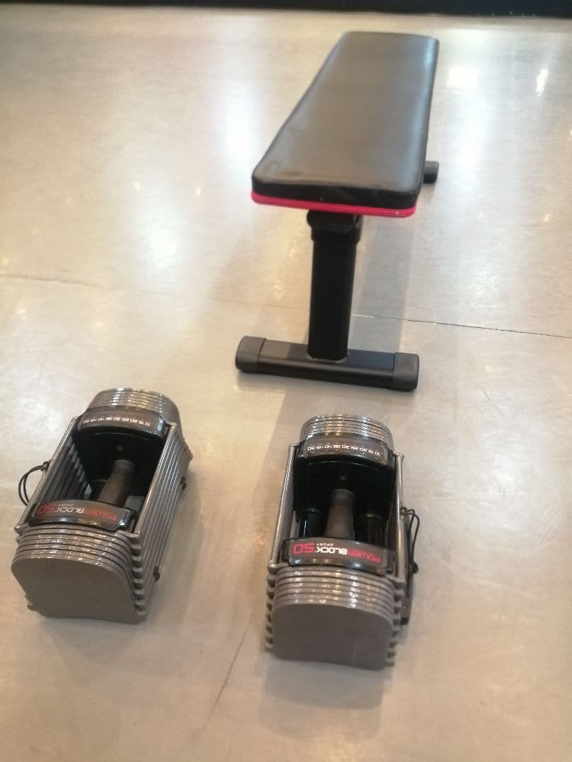 正規品 箱あり パワーブロック ダンベルセット (片方約23kg) ③分の①