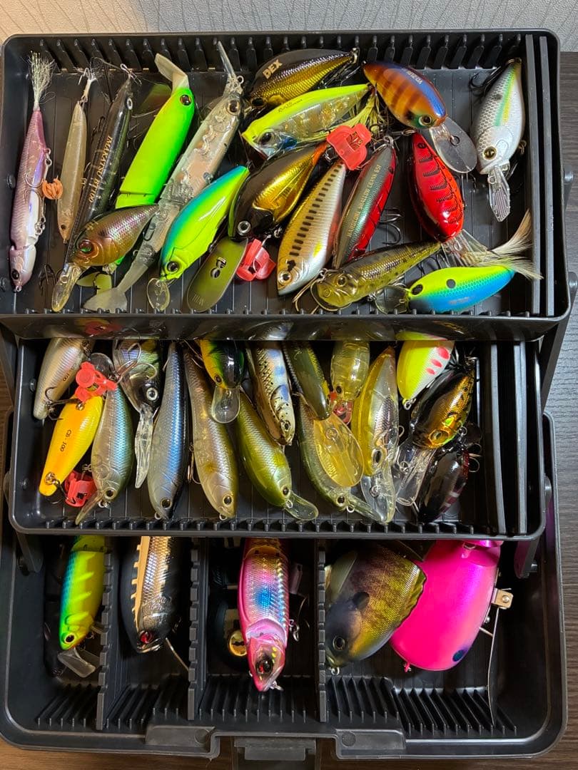 【最終値下げ】バス釣り引退セット　タックルボックス付き