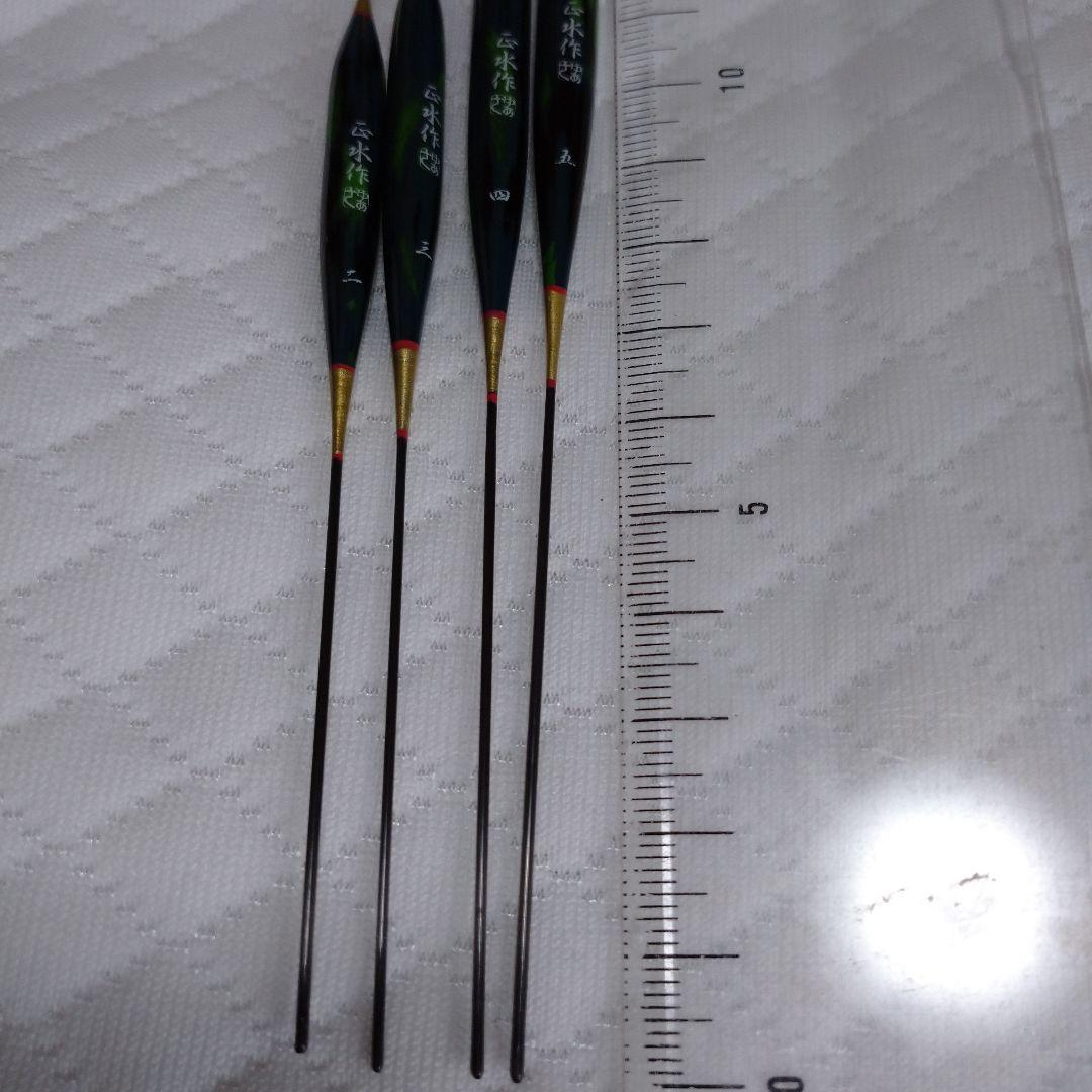 ヘラブナ へら鮒 ウキ 浮き 正水作 2～5番セット